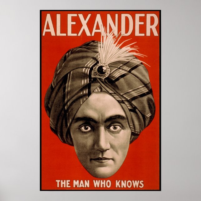 Póster Alexander el hombre que conoce al Poster Mágico (Frente)