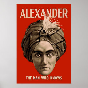 Póster Alexander el hombre que sabe
