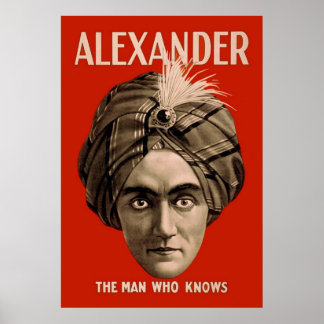 Póster Alexander el hombre que sabe