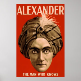Póster Alexander "El hombre que sabe" (El Poster)