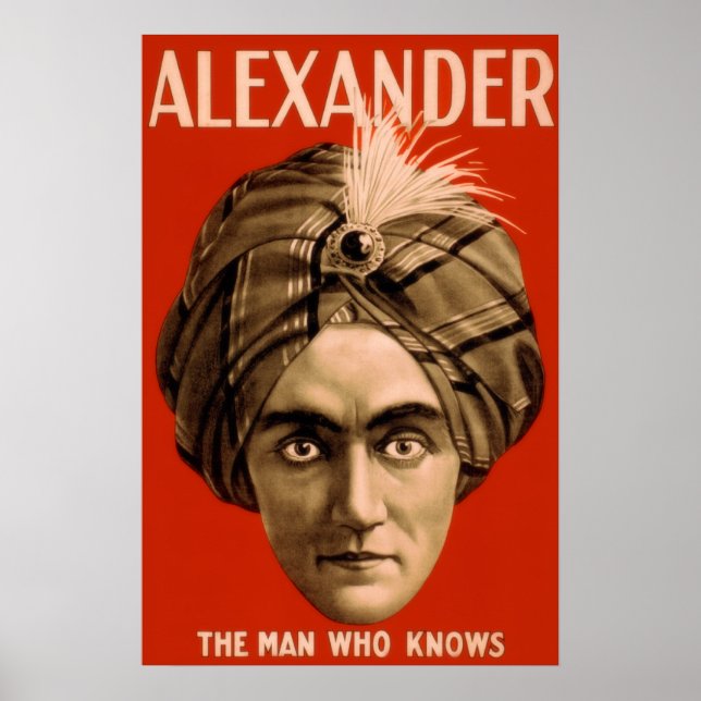 Póster Alexander "El hombre que sabe" (El Poster) (Frente)