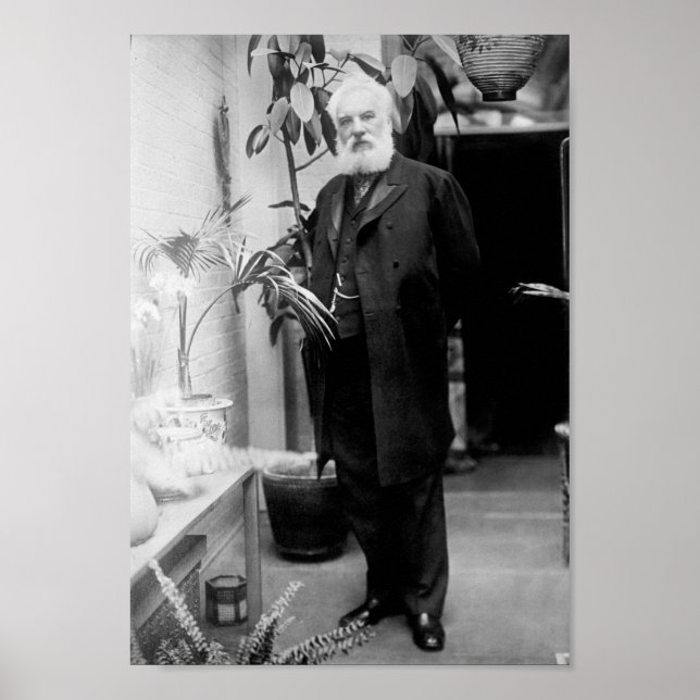 Póster Alexander Graham Bell - Inventor de teléfono (Frente)