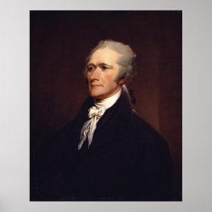 Póster Alexander Hamilton por John Trumbull