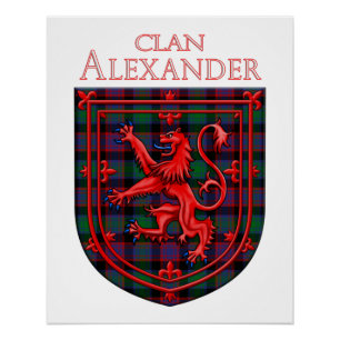 Póster Alexander Hunting Tartan Scottish Plaid