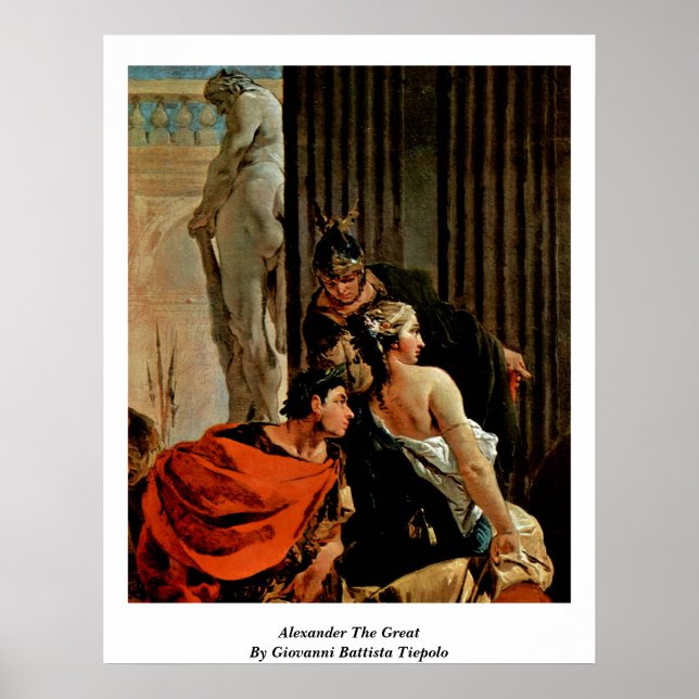 Póster Alexander The Great De Giovanni Battista Tiepolo (Frente)