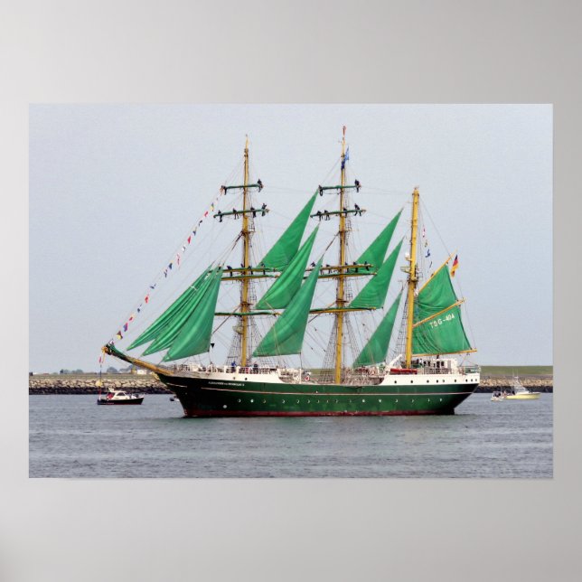 Póster Alexander von Humboldt II - Alemania (Frente)