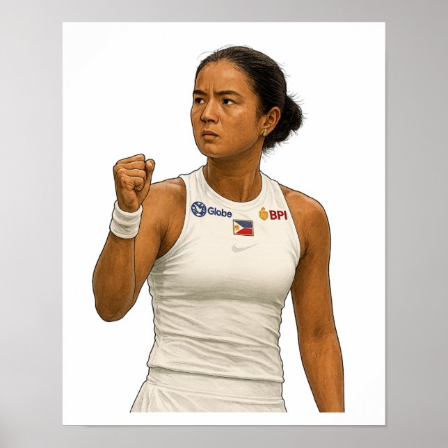 Póster Alexandra Eala - Campeón de Guadalajara 2025 (Frente)