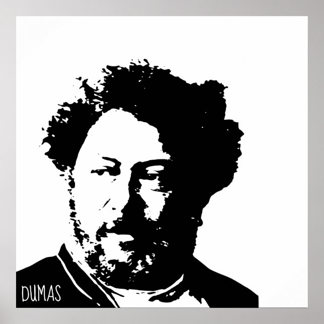 Póster Alexandre Dumas (Frente)