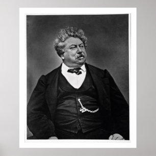 Póster Alexandre Dumas padre (1802-70), de 'Galerie Cont