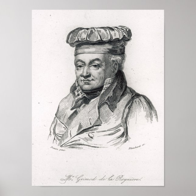 Póster Alexandre Grimod de la Reyniere (Frente)