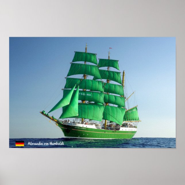 Póster Alexandre von Humboldt (Frente)