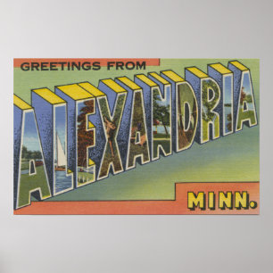 Póster Alexandría, Minnesota - escenas grandes de la