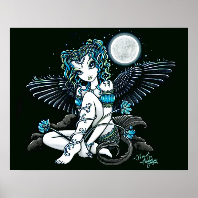Póster Alexis Flower Moon Angel Poster (Frente)