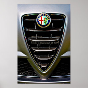 Póster Alfa Romeo Classic Sports Car