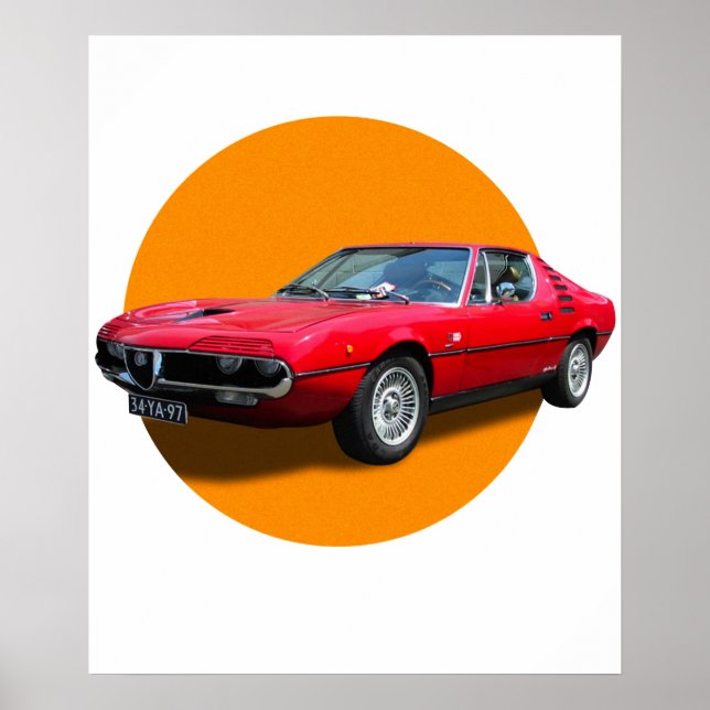 Póster Alfa Romeo Montreal (Frente)