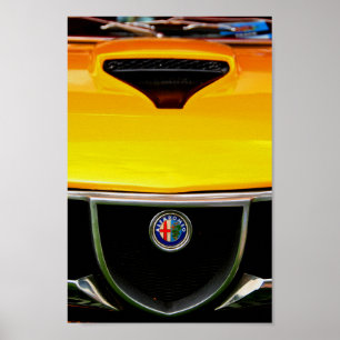Póster Alfa Romeo Montreal Classic Sports Car