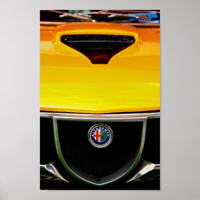 Póster Alfa Romeo Montreal Classic Sports Car (Frente)