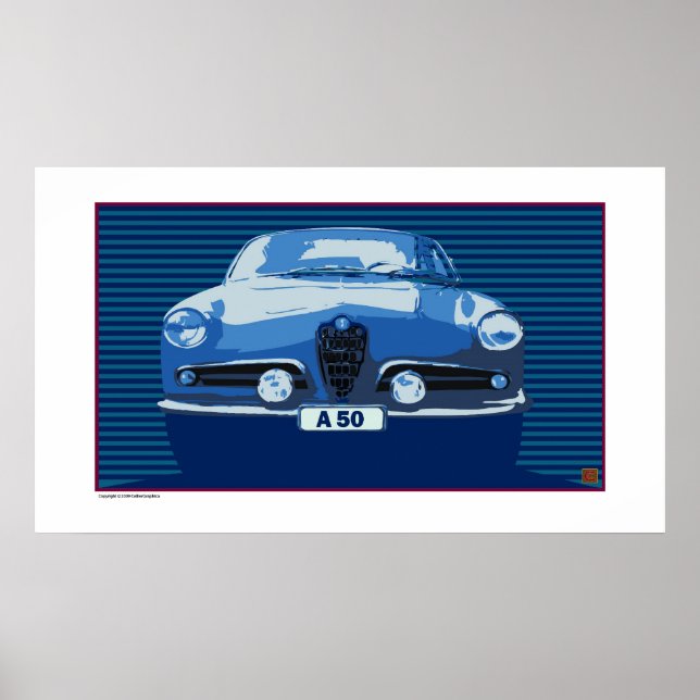 Póster Alfa Romeo-Print (Frente)