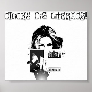 Póster Alfabetización de chicks Dig