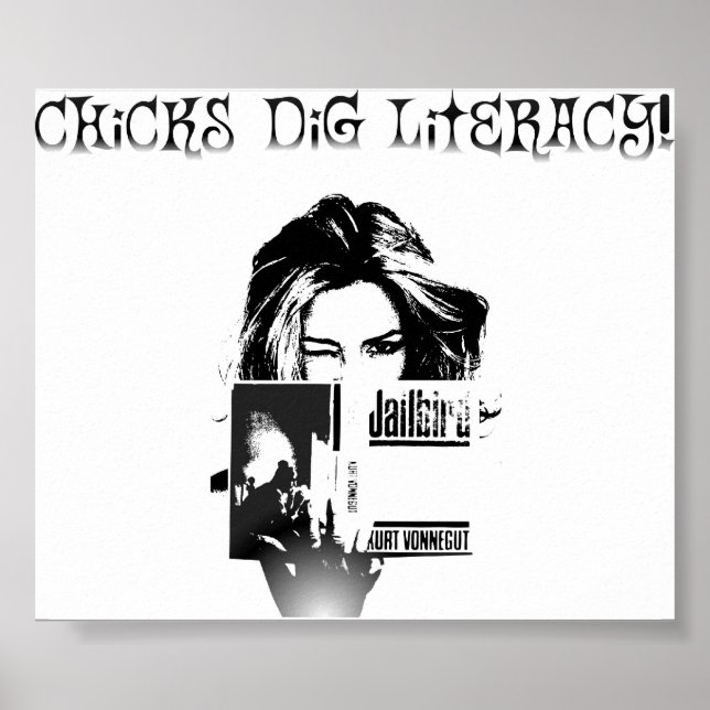 Póster Alfabetización de chicks Dig (Frente)