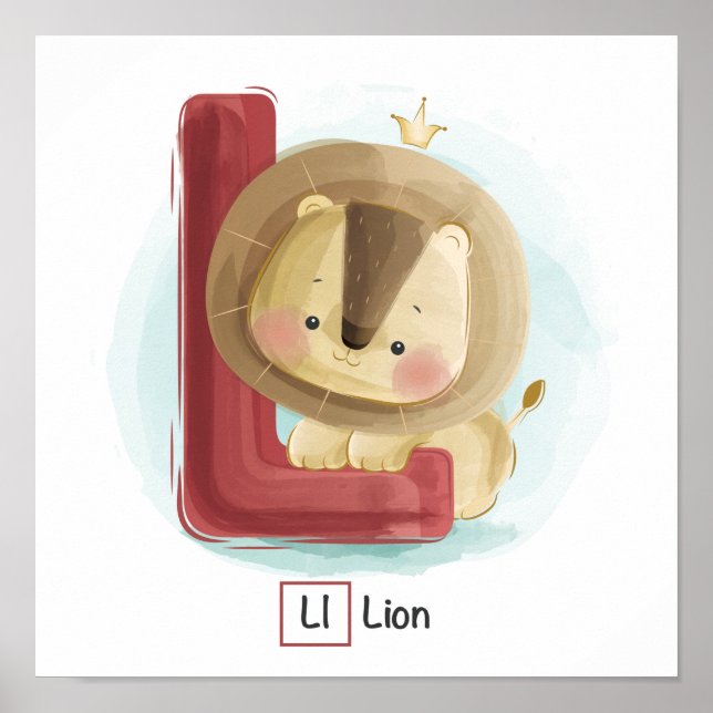 Póster Alfabeto animal (Frente)