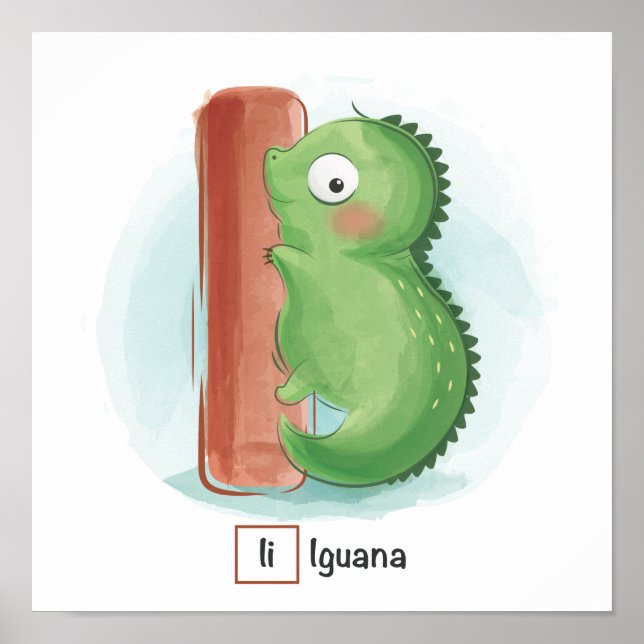 Póster Alfabeto animal (Frente)