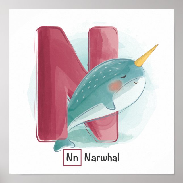 Póster Alfabeto animal (Frente)