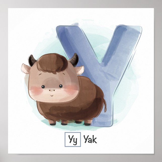 Póster Alfabeto animal (Frente)