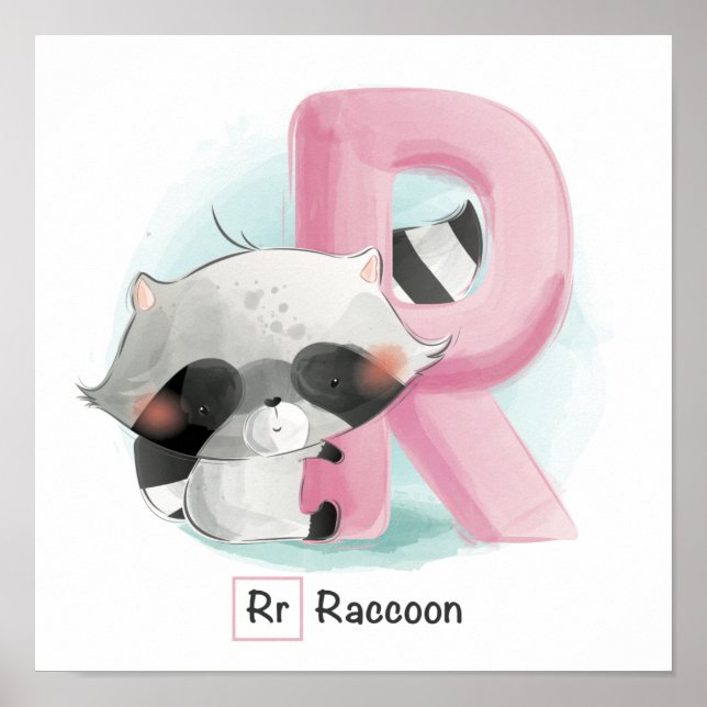 Póster Alfabeto animal (Frente)