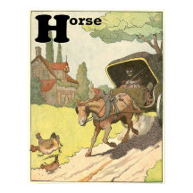 Alfabeto de Animales Caballo al Trote