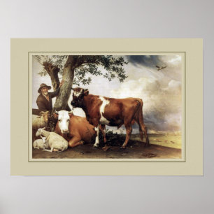 Póster Alfarero de Paulus, 'Bull joven