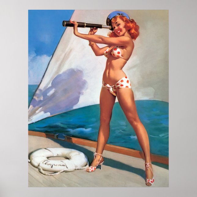 Póster Alfiler de marinero (Frente)
