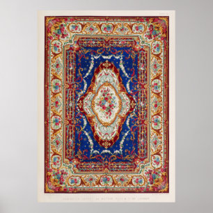 Póster Alfombra Axminster de las artes industriales de la