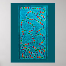 Póster Alfombra de área de diseño de tablero de juegos