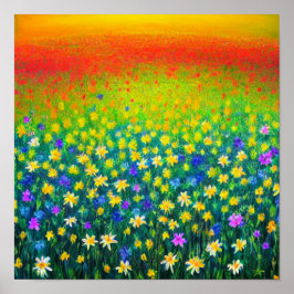 Póster Alfombra de muchos colores Poster