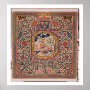 Póster Alfombra de punto a mano que representa el sueño d