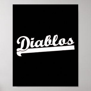 Póster Alfombra de venta de fútbol Diablos