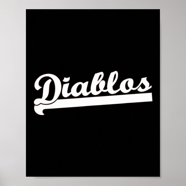 Póster Alfombra de venta de fútbol Diablos (Frente)