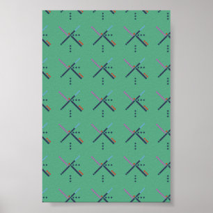 Póster Alfombra del aeropuerto de PDX