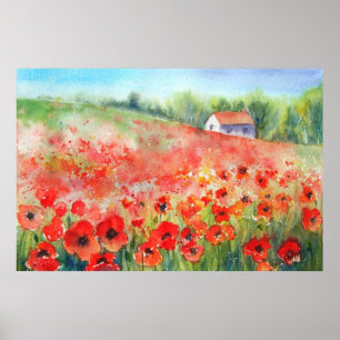 Póster Alfombra del escarlata