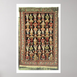 Póster Alfombra persa, diecinueveavo-vigésimo siglo
