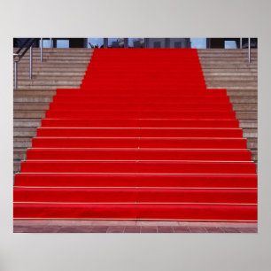 Póster alfombra roja