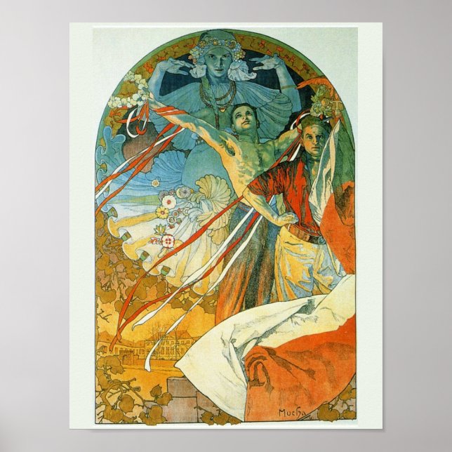 Póster Alfons M. Mucha (Frente)