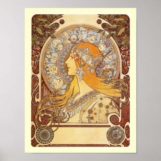 Póster Alfons M. Mucha (Frente)