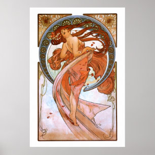 Póster Alfons Mucha: Danza