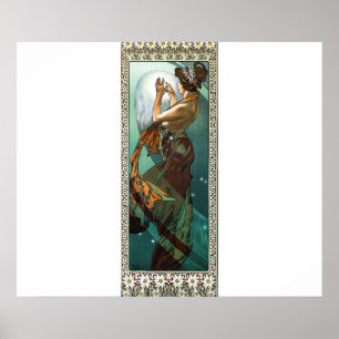 Póster alfons mucha Estrella del Norte