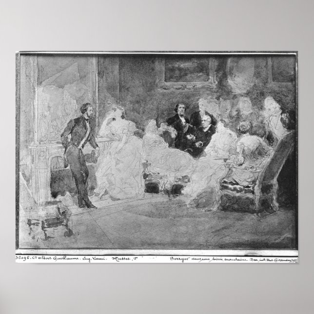Póster Alfred de Musset Eugene Delacroix (Frente)