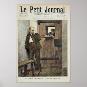 Póster Alfred Dreyfus en prisión
