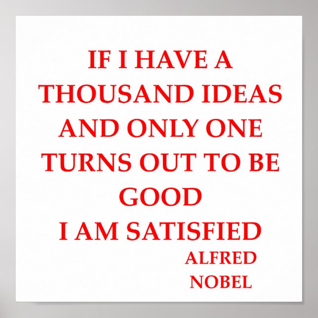 Póster alfred nobel (Frente)