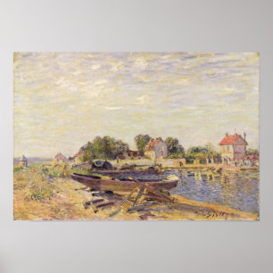 Póster Alfred Sisley el   el Loing en el Santo-Mammes